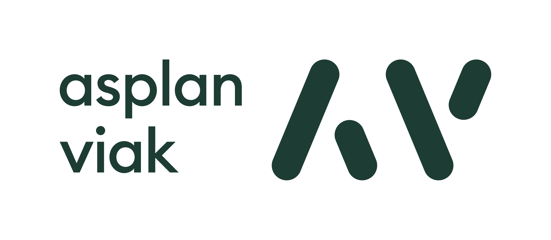 Asplan Viak logo - hovedlogo skogsgrønn rgb transparent