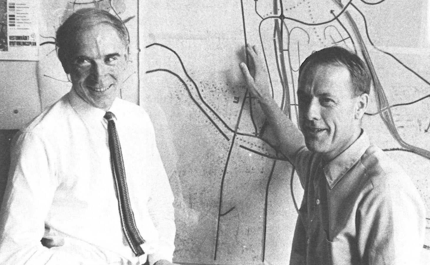 Per Andersson og Tor Skjånes, Asplans gründere.