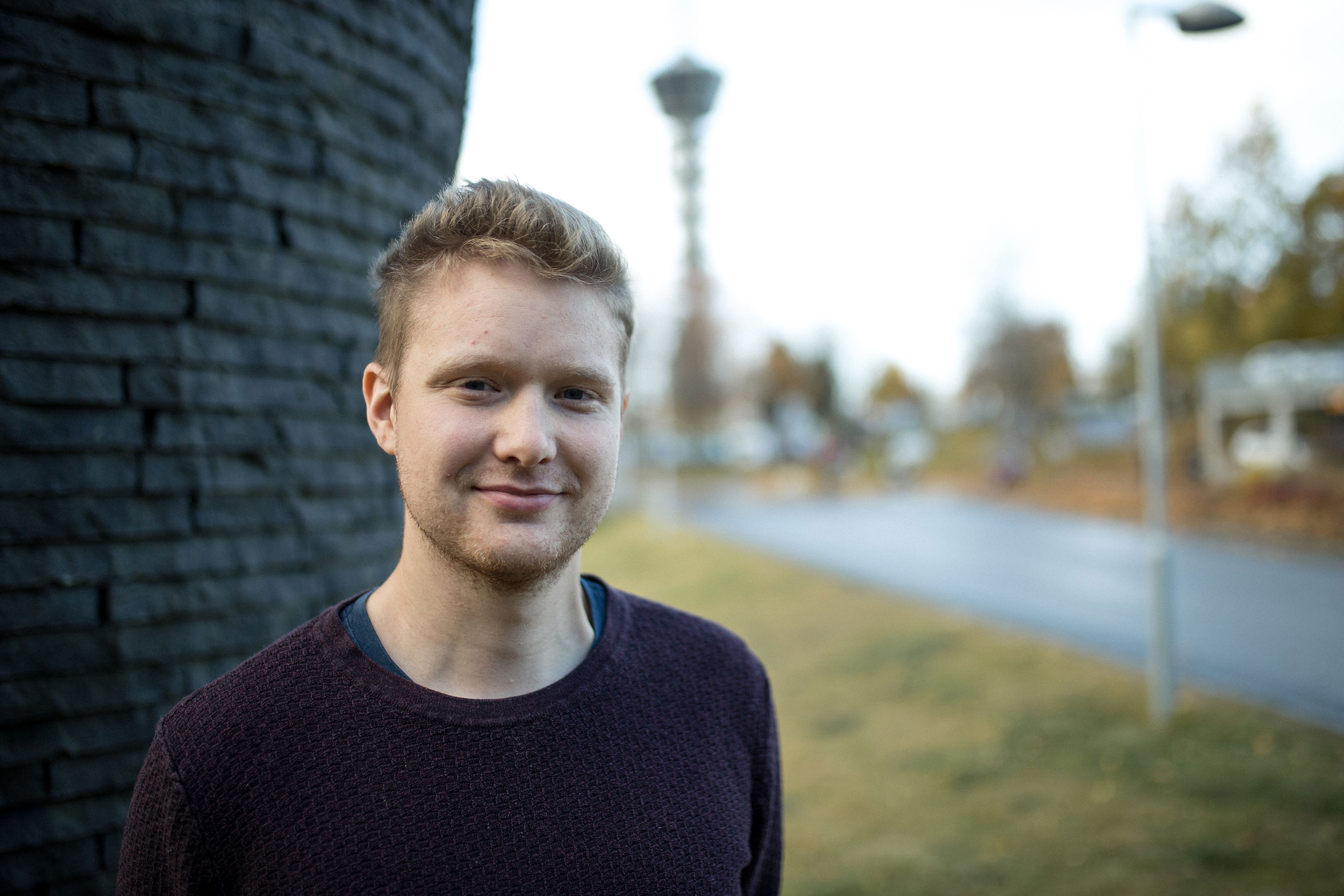 Portrettfoto av branningeniør Martin Kristoffersen