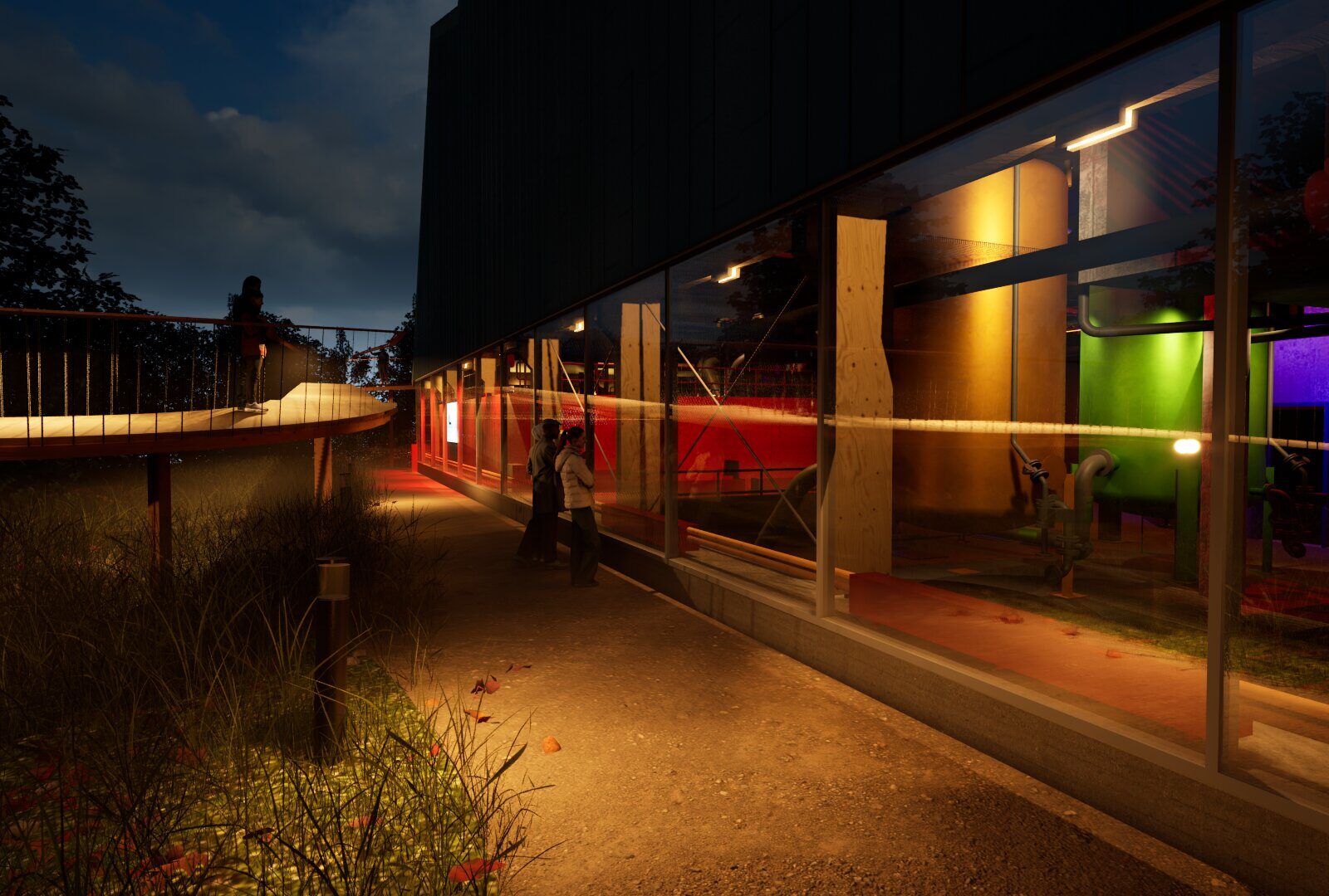 Lys for Knarvik renseanlegg