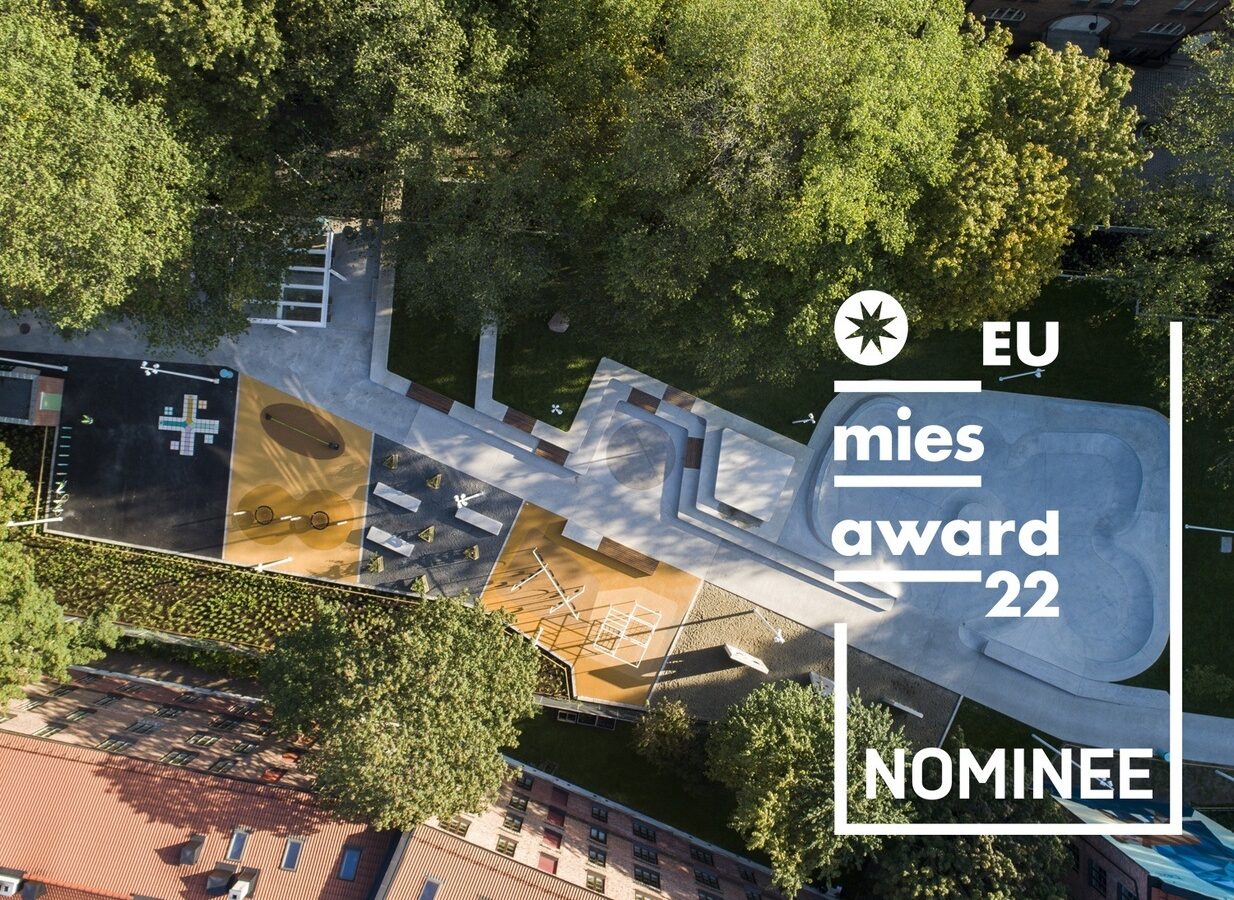 Lakkegata aktivitetspark er nominert til EU Mies Award 2022.