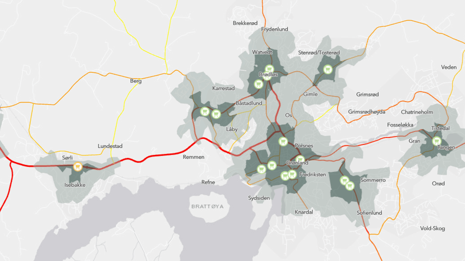 Mobilitetskartlegging for halden.