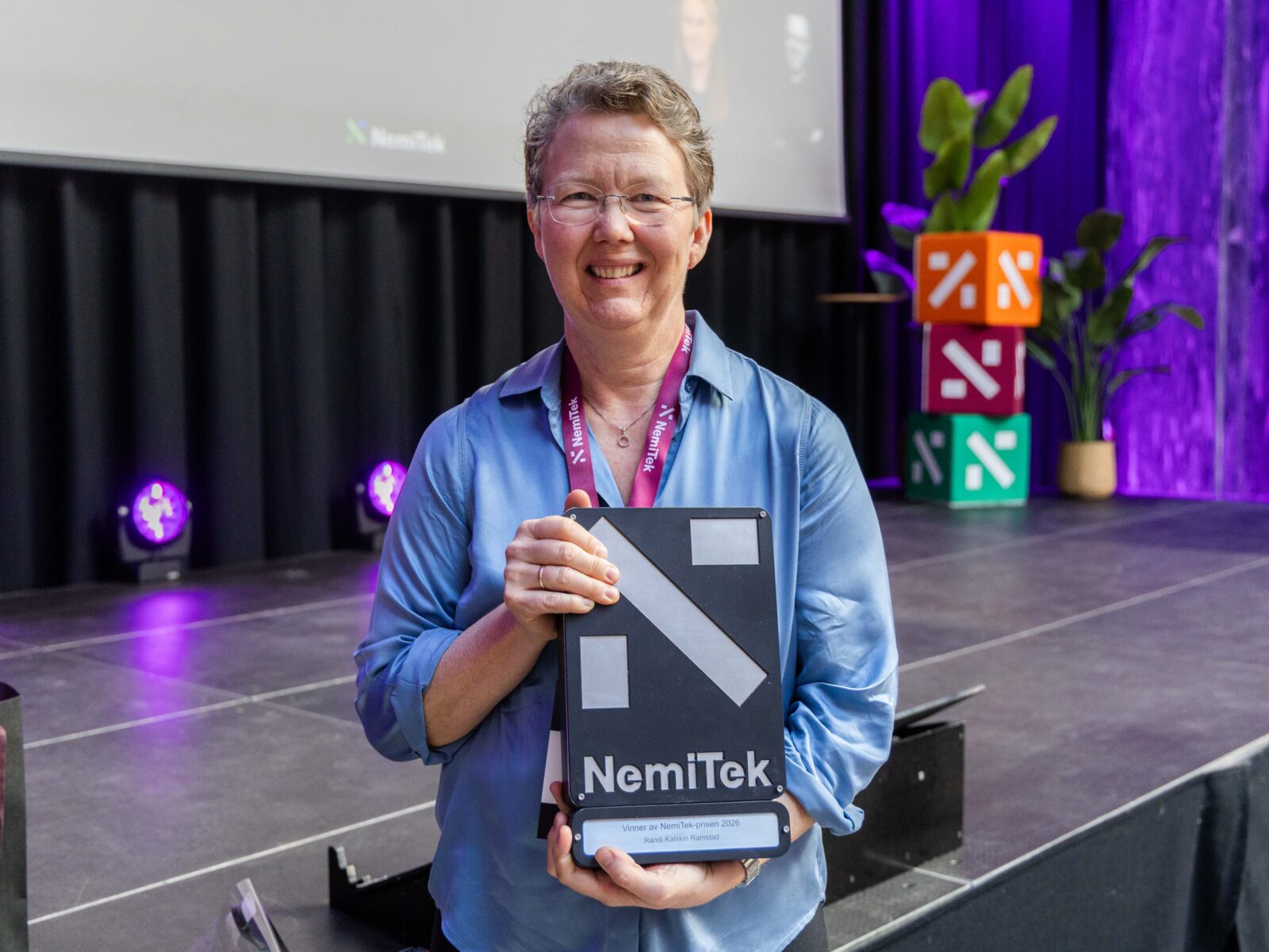 Randi Kalskin Ramstad er vinner av NemiTek-prisen 2026