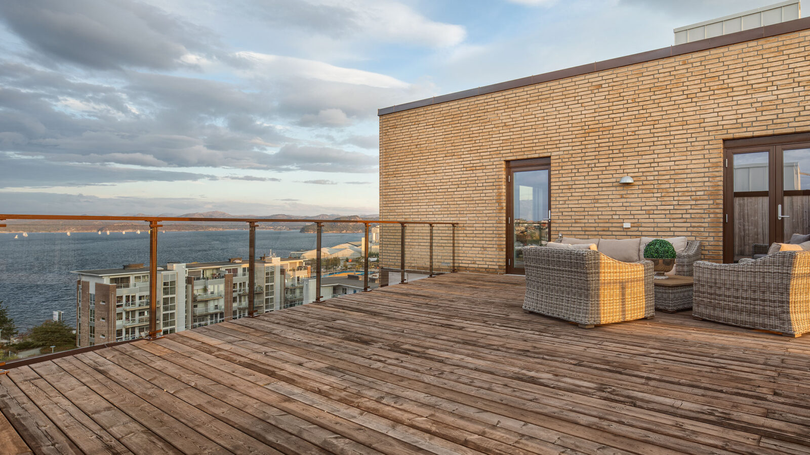 Mitt Hillevåg takterrasse