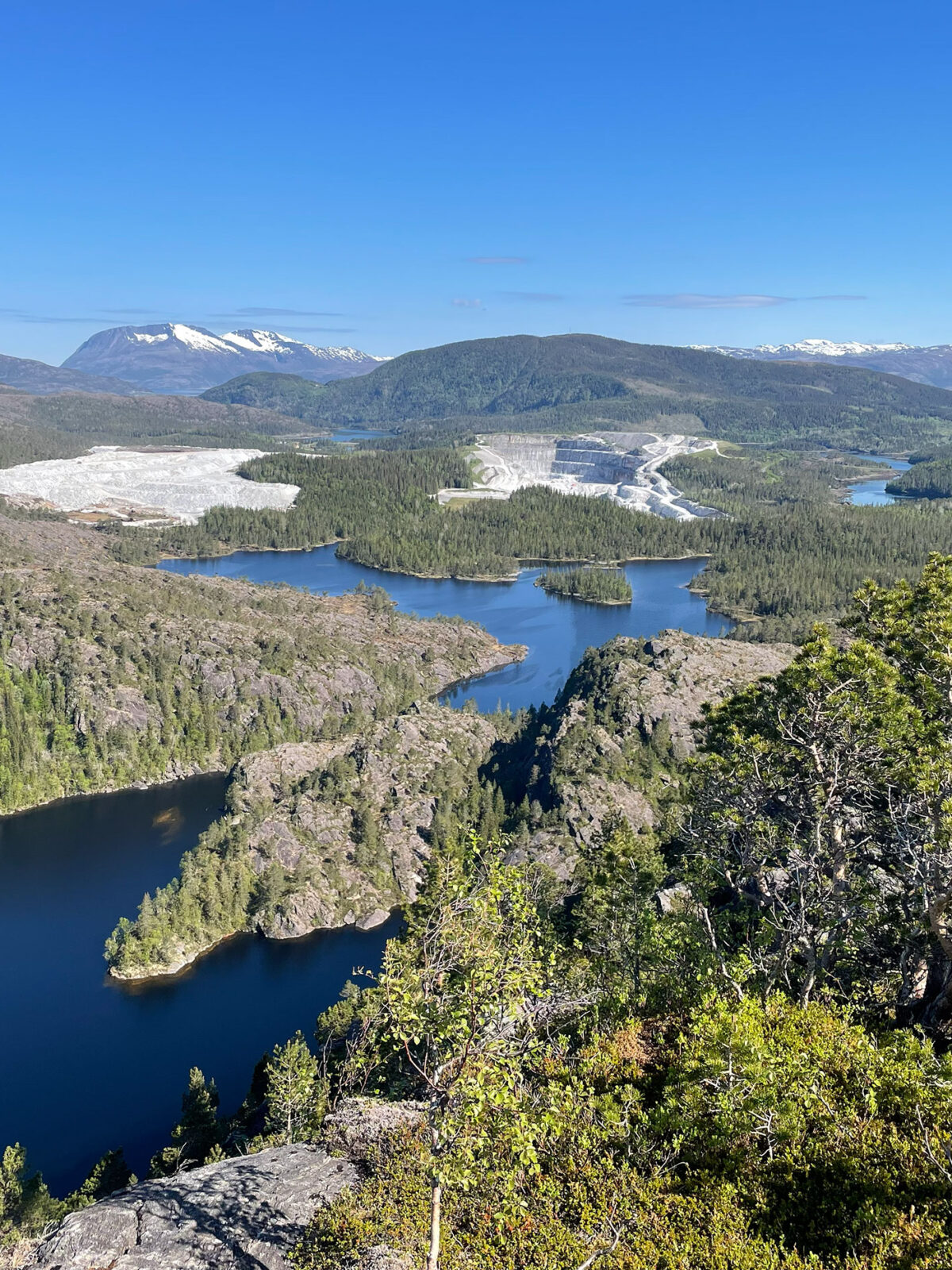 Naturbilde tatt fra prosjektet områderegulering akselberg kalkverk